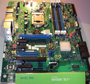 P55 motherboard sli support
